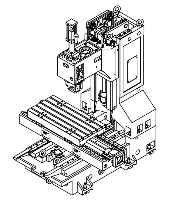 TOM-850L兩線軌加工中心床身 TOM-850L兩線軌加工中心床身